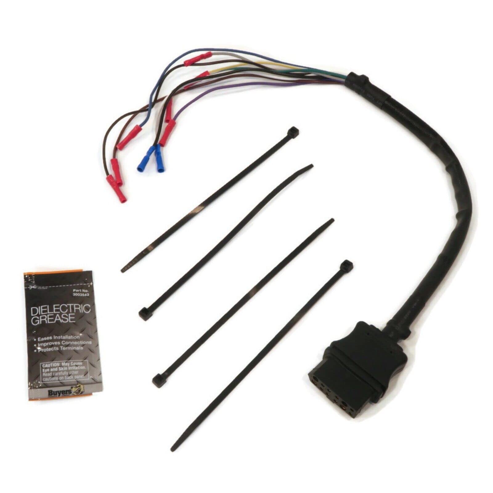 The ROP Shop | 9-Pin Female Vehicle Side, Snowplow Harness Repair Kit for Western Unimount Plow