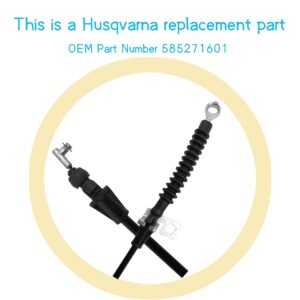 OUSTUE 585271601 Deflector Cable for Husqvarna Poulan Jonsered Snowblowers Replaces 532420672, 532421164, 420672, 421164