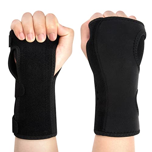 psycilla Fits Both Hands-Copper Infused Adjustable Support Splint Wrist Brace for Carpal Tunnel Relief Support-Both a Wrist Splint （1 pk）