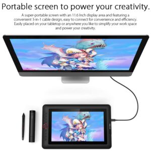 Artist 12 Pro 11.6 Inches Graphics Tablet Drawing Tablet Monitor Display Animation Digital Art with Tilt 8192 Pressure