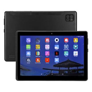 8in tablet black expandable 128gb support calls 4gb 64gb ram front 200w rear 800w 1920x1080 tablet for android 10 100 to 240v dual card slot(110-240v), 8in tablet black expandable 128gb support c