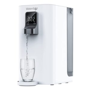 waterdrop k19-s countertop reverse osmosis water filter system, 3:1 pure to drain, reduce pfas, no installation required, bpa free