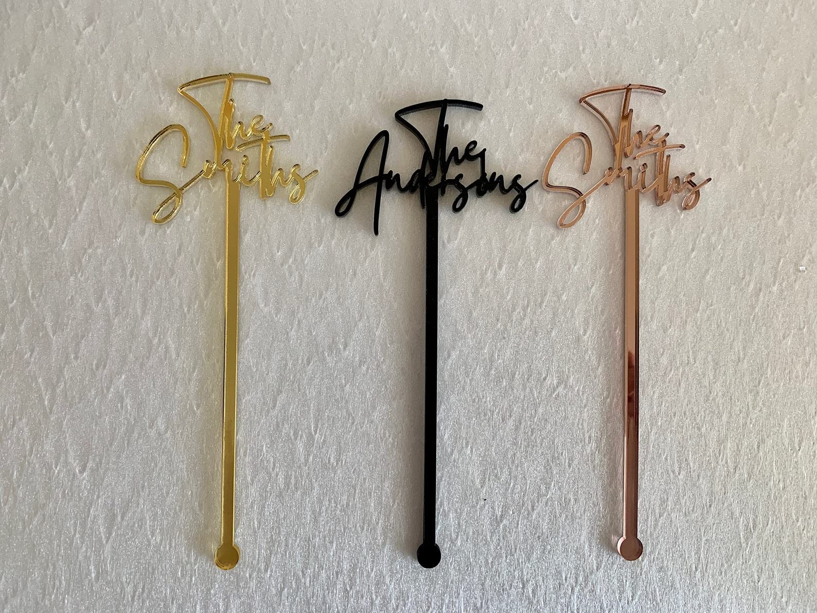 Personalized Name Drink Stirrers, Custom Hand Lettered, Modern Calligraphy Stir Swizzle Stick, Cocktail Bar Accessories, Wedding Table Centerpiece, Bridal shower decor, Party pick, Birthday decoration