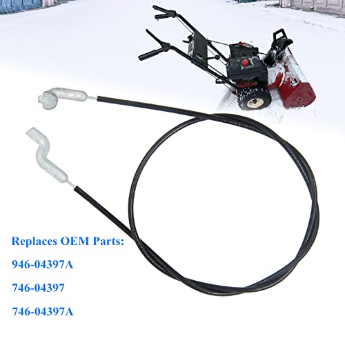 AILEETE 946-04397A Speed Selector Cable for MTD Craftsman Yard Machines Husky Troy-Bilt Yard Man Snowblower Snow Thrower, Replaces 746-04397 746-04397A