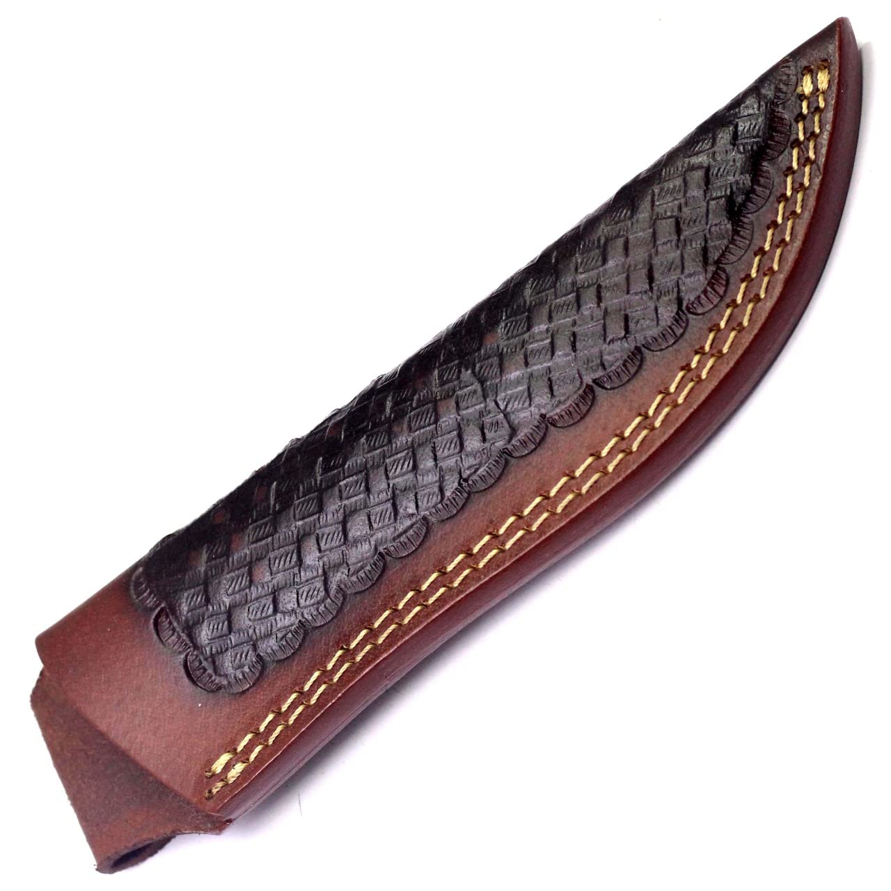 8" long handmade leather sheath knife sheath for 8"—9" fixed blade knife