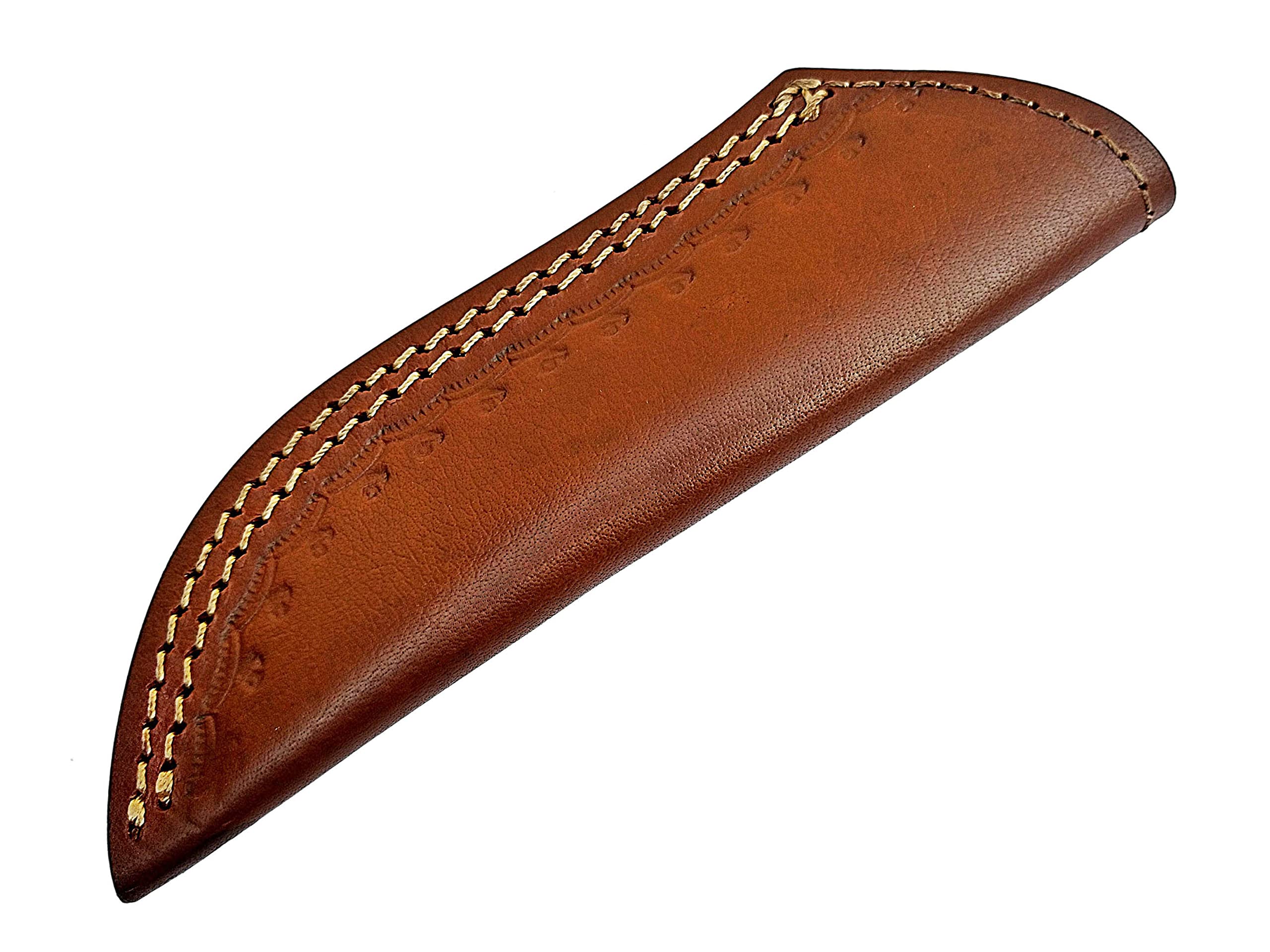 7" long handmade leather knife sheath for 7"—9" fixed blade knife