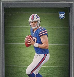 Josh Allen 2018 Panini Canvas Football Rookie Card RC #307 Graded PSA 9