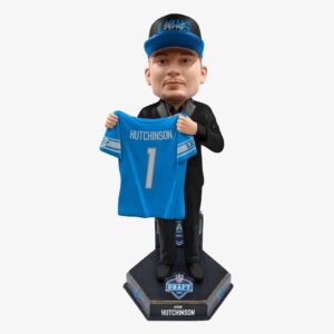 aidan hutchinson detroit lions 2022 draft pick no. 2 bobblehead nfl football