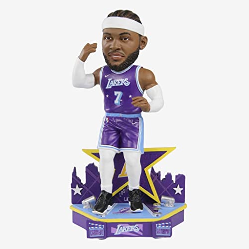 Carmelo Anthony Los Angeles Lakers 2022 City Jersey Bobblehead NBA Basketball