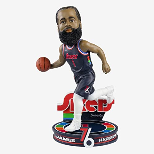 James Harden Philadelphia 76ers 2022 City Jersey Bobblehead NBA Basketball