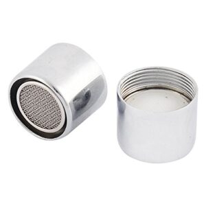 qtqgoitem stainless steel household faucet filter net nozzle 19mm female thread 2 pcs silver tone (model: aed dd4 4b5 6b0 5a6)