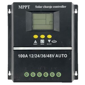 pwm 100a 12v 24v 36v 48v solar panel charge controller solar pv battery charger with lcd mppt solar controller