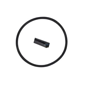 954-04195a auger drive belt for mtd troy bilt cub cadet snow throwers replaces 754-04195a, 754-04195, 954-04195 (1/2" x 37")