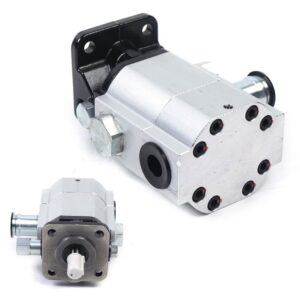 13 GPM Hydraulic Log Splitter Pump, Gear Pump 3000PSI 2 Stage 1/2" Shaft Parts, Log Splitter Pumps 1/8" Keyed Shaft for Small Engine Mounting Wood Splitter