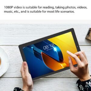 10.1 inch Tablet, For Android Tablets 6GB 128GB Expandable Storage, MT6592 1960x1080 IPS Screen, Ten Core CPU Processor, Three Card Slots, 2.0MP Front 5.0MP Rear Camera, WiFi, Bluetooth(US Plug)