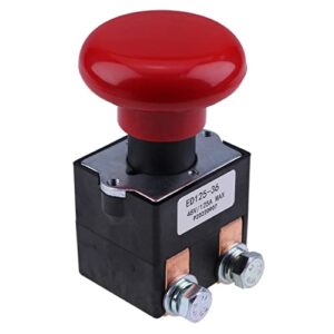 holdia emergency stop switch 1115-510008-00 111551000800 compatible with big joe ez30 e30 d40 ez40 pallet truck 48v 125a