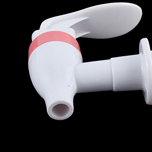 Qtqgoitem Plastic Water Faucet Tap 17mm Thread Dia 2 Pcs White Pink (Model: dc2 f7a b8c 1aa 192)