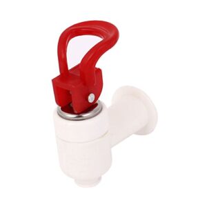 qtqgoitem home push type plastic water tap faucet 3/8bsp white red (model: b29 ec2 477 abb 44f)