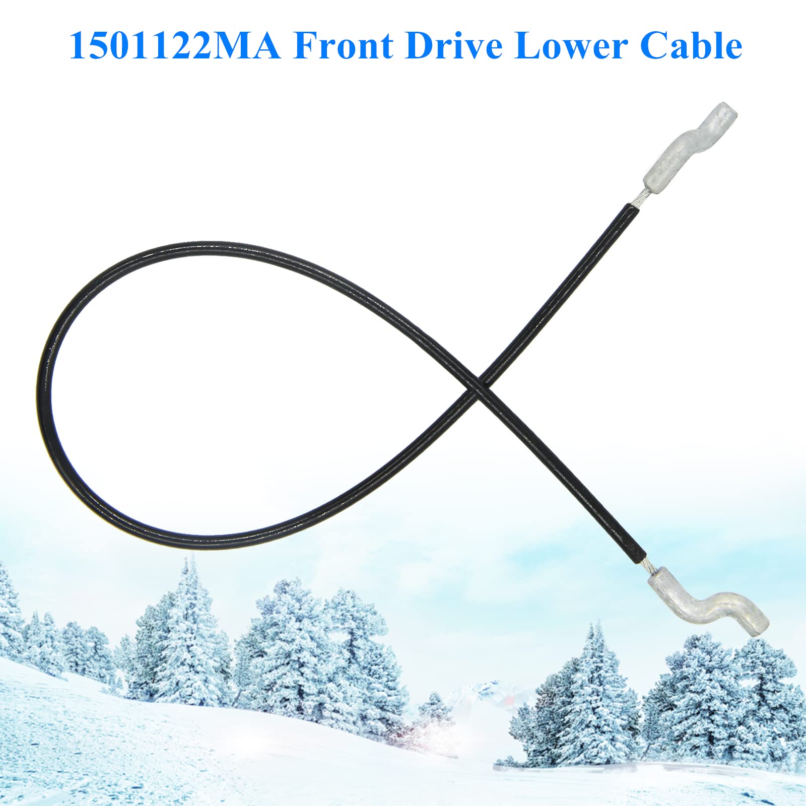 AILEETE 1501122MA Front Drive Lower Cable for Murray Craftsman Snowblower Snow Thrower 313449MA 1501122 MT1501122MA