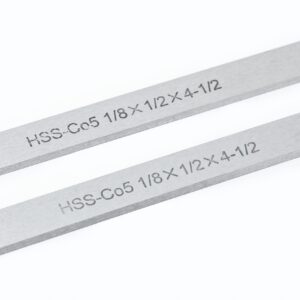 Set of 2 HSS 1/8 x 1/2 x 4-1/2 Inch 5% Cobalt Cut-Off Blade