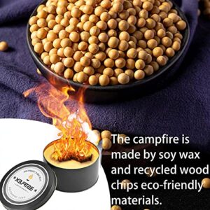 BSTFLEX 2 Pack of City Bonfires ($18.99 Each) | Portable Fire Pit | Compact and Lightweight | Emergency Heat Kit | 3-5 Hours of Burn Time | No Wood No Embers(with 1Pc Campfire Fireproof Mat