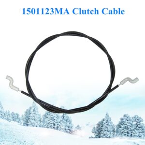 AILEETE 1501123MA Clutch Cable for Murray Craftsman Front Wheel Drive 2-Stage Snow Thrower Snowblower 1501123 MT1501123MA