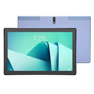 yoidesu s18 10 inch android 10 tablet, 6gb ram 256gb rom, mtk6753 octa core processor, 1200x1920 ips hd screen, dual speakers, supports calling, 4g network and 5g wifi, 7000 mah battery(blue)