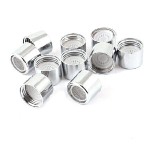 qtqgoitem home water tap filter net nozzle 19mm female thread 10pcs silver tone (model: 283 69c 35e 90d 2ca)