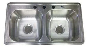 33" X 19" X 8" Extra Deep Mobile Home Kitchen Sink