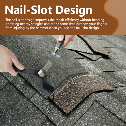SDSNTE 4140 Steel Roof Snake Tool for Efficient Roof Repair and Shingle Removal