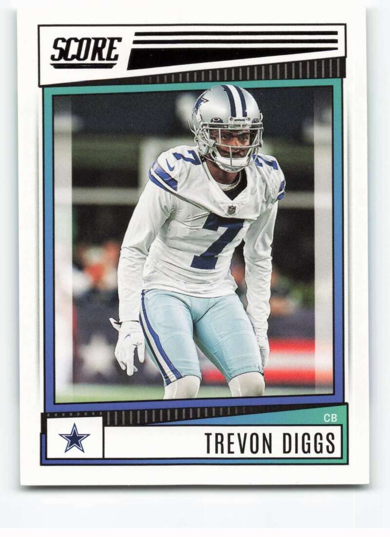 2022 Score #228 Trevon Diggs NM-MT Dallas Cowboys Football NFL