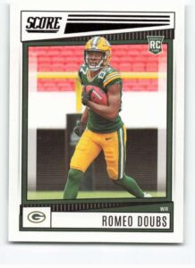 2022 score #389 romeo doubs nm-mt rc rookie green bay packers football nfl