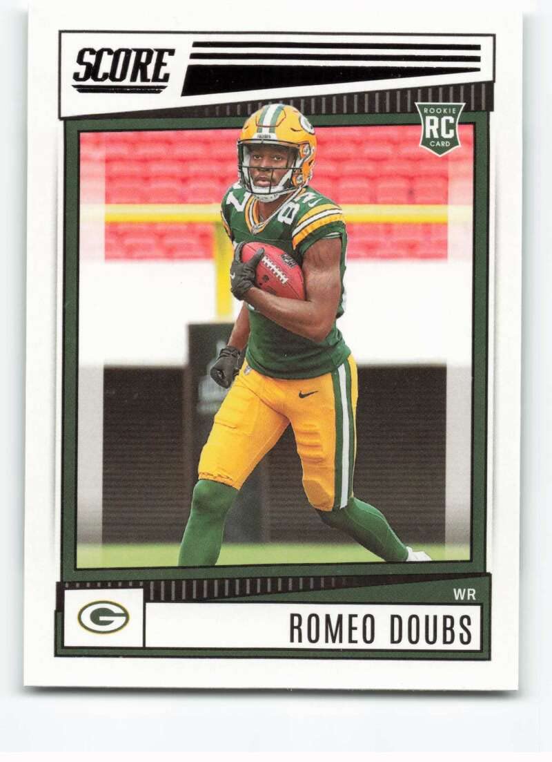 2022 Score #389 Romeo Doubs NM-MT RC Rookie Green Bay Packers Football NFL