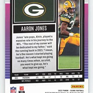 2022 Score #97 Aaron Jones NM-MT Green Bay Packers Football NFL