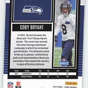 2022 Score #363 Coby Bryant NM-MT RC Rookie Seattle Seahawks Football NFL