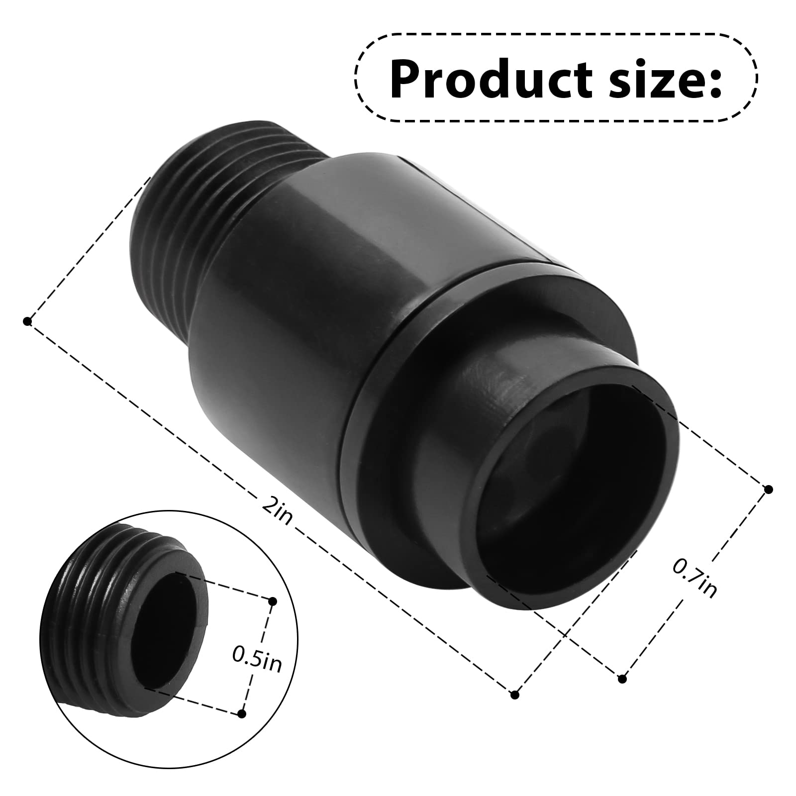 GRONGU R172248 Check Valve Replacement Fits for Pentair Rainbow Automatic Chlorine/Bromine in-Line Pool and Spa Feeder Model 320