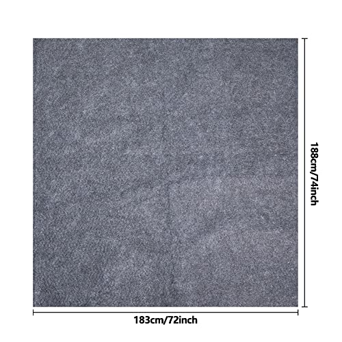 Tmovjxv 74 x 72 Inch Anti-Slip Hot Tub Mat-Waterproof Hot Tub Flooring Protector Mat-Absorbent Home Equipment Mat for Protect The Hot Tub Pool Floor from Wear