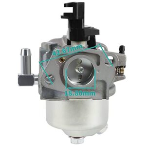 SIMPERAC 592447 Carburetor for Briggs and Stratton 595785 Carburetor 591154 Snow Thrower 13A137 13D137 Engine