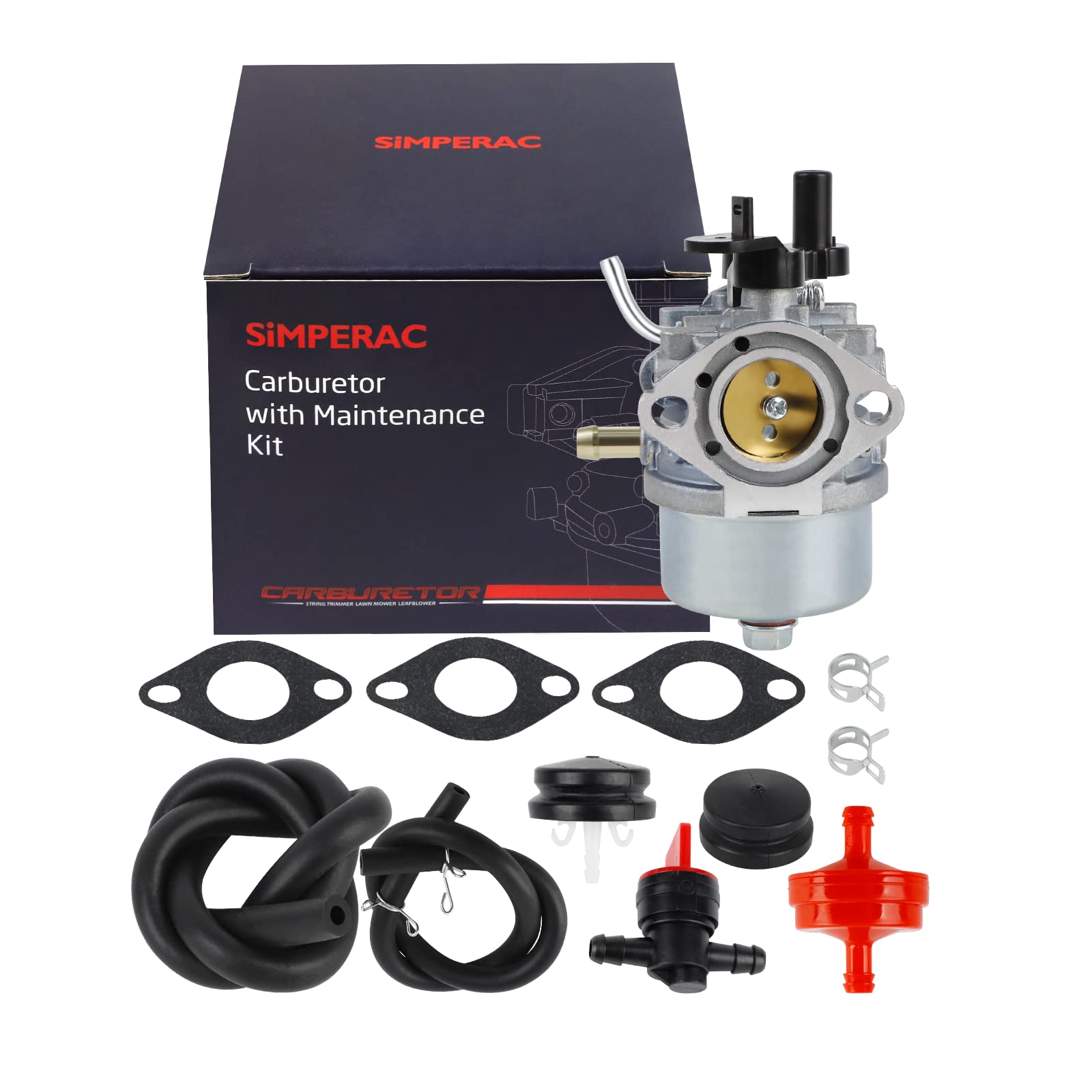 SIMPERAC CCR2450 Carburetor for Toro CCR3650 Snow Blower 38584 Carburetor Replace for Briggs & Stratton 801396 Engine Carb.