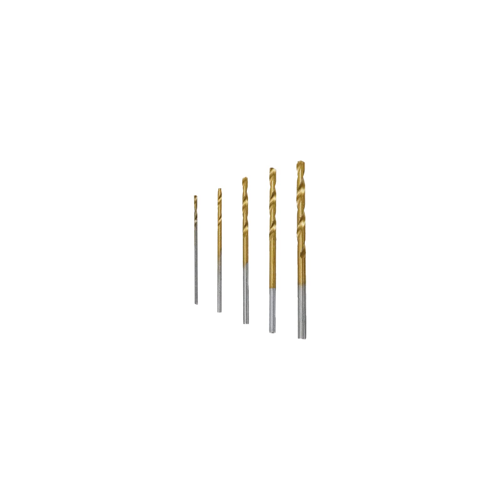 Tsnamay 50Pcs/Set High Speed Steel HSS Titanium Coated Twist Bits 1mm 1.5mm 2mm 2.5mm 3mm Cutting Carpenter Wood Metal