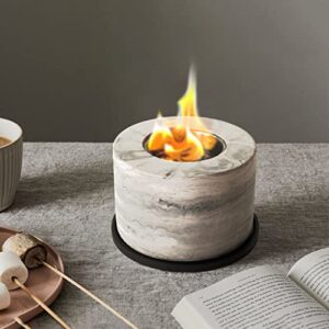vidao tabletop fire pit - mini round fire place - for indoor/outdoor use - great for making s'mores