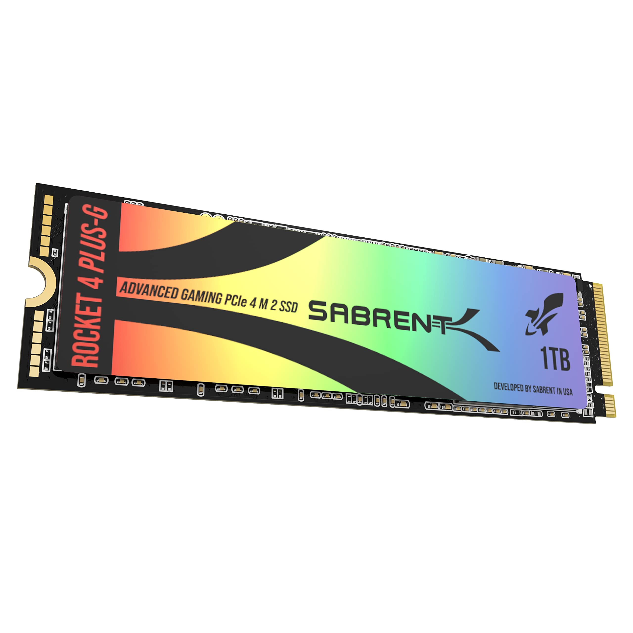 SABRENT Rocket 4 Plus-G 1TB Advanced Gaming M.2 PCIe NVMe SSD, up to 7GBps (SB-RKTG-1TB)