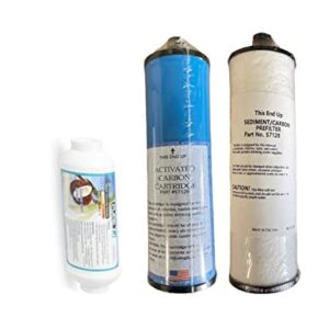 American Water Solutions Compatible to Millennium Reverse Osmosis MRO-35 Water Filter Set