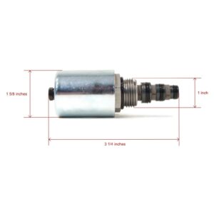 The ROP Shop | Buyers Products 5/8" Stem "C" Solenoid Coil & Valve Kit for Maxim 411613 Plow