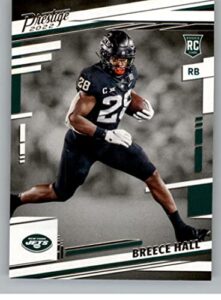 2022 panini prestige #313 breece hall rc rookie new york jets nfl football trading card