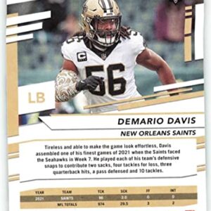 2022 Panini Prestige #213 Demario Davis New Orleans Saints NFL Football Trading Card