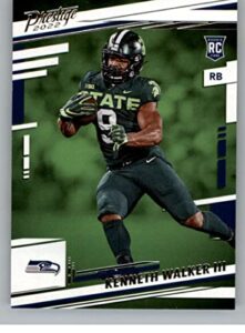 2022 panini prestige #314 kenneth walker iii rc rookie seattle seahawks nfl football trading card