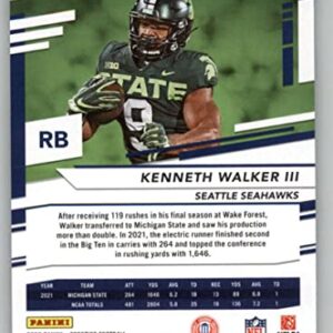 2022 Panini Prestige #314 Kenneth Walker III RC Rookie Seattle Seahawks NFL Football Trading Card