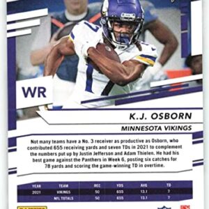 2022 Panini Prestige #194 K.J. Osborn Minnesota Vikings NFL Football Trading Card