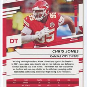 2022 Panini Prestige #147 Chris Jones Kansas City Chiefs NFL Football Trading Card